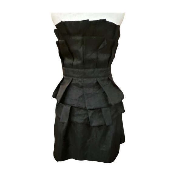 NWT Fumblin Foe Black Mini Strapless Party Dress - Picture 1 of 5